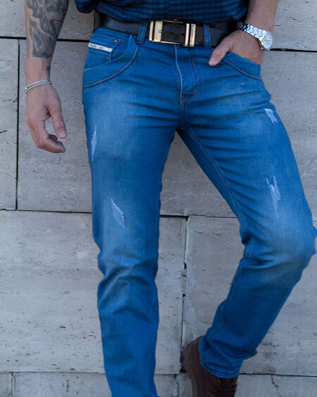 Jean Hombre Azul Slim Fit