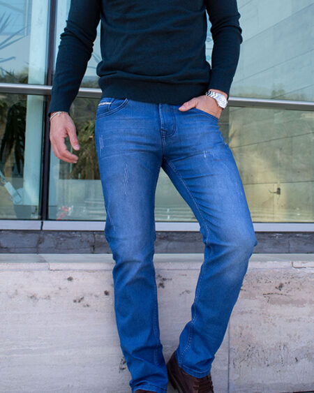 Jean Azul Confort Slim Fit
