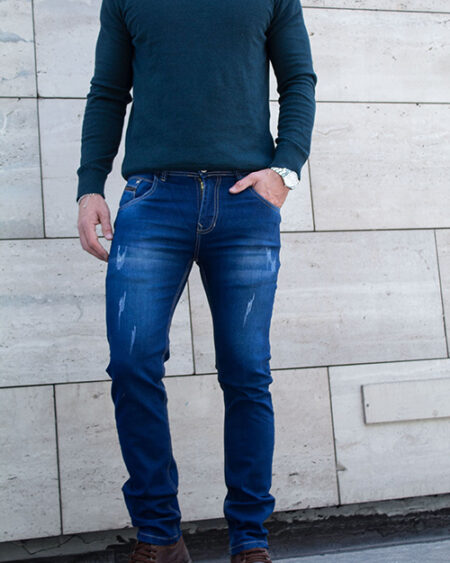 Jean Confort Tiro Medio Slim Fit