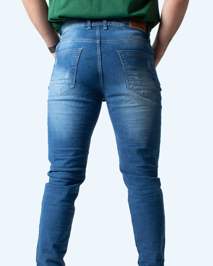 Jean Skinny con desgaste para Hombre - Imagen 4