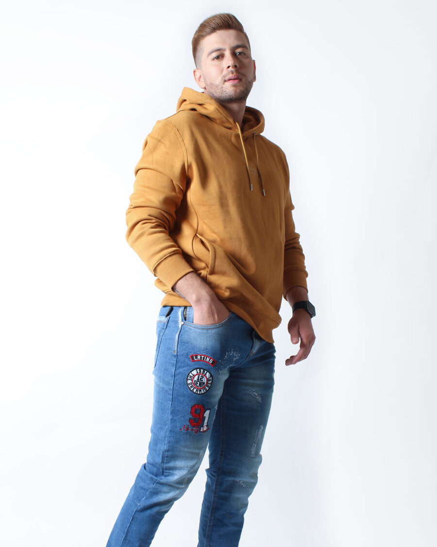 Jean Skinny Parches para Hombre - Imagen 6