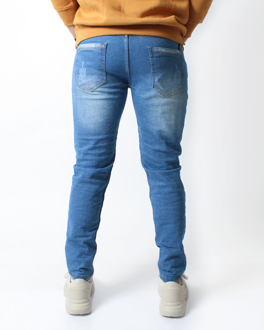 Jean Skinny Parches para Hombre - Imagen 5