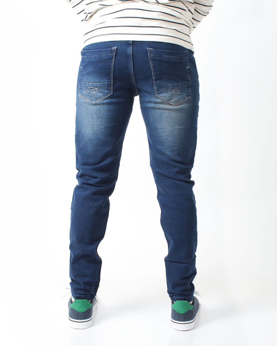 Jean Skinny con Parches para Hombre - Imagen 4