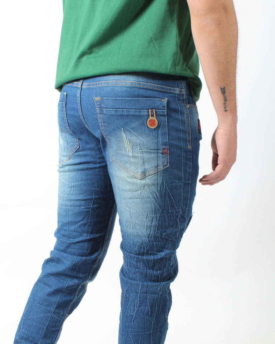 Jean Skinny Hombre con parches - Imagen 3