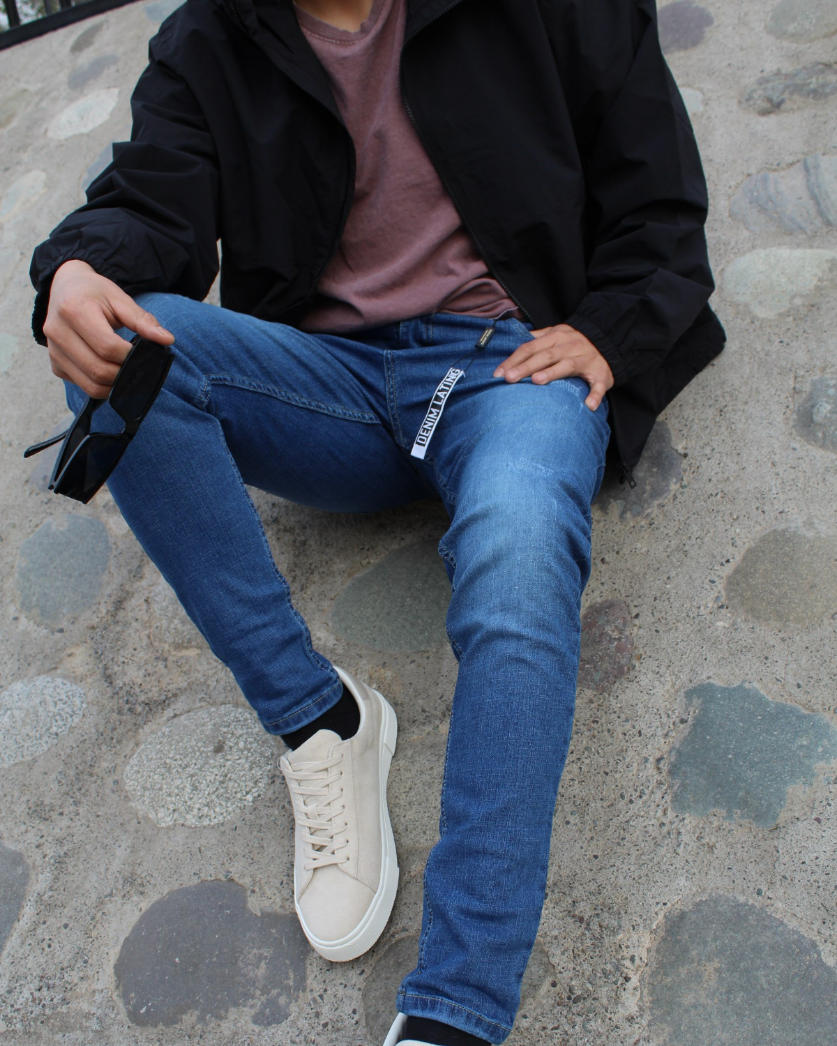 Jeans Hombre Skinny Color  Claro Flex