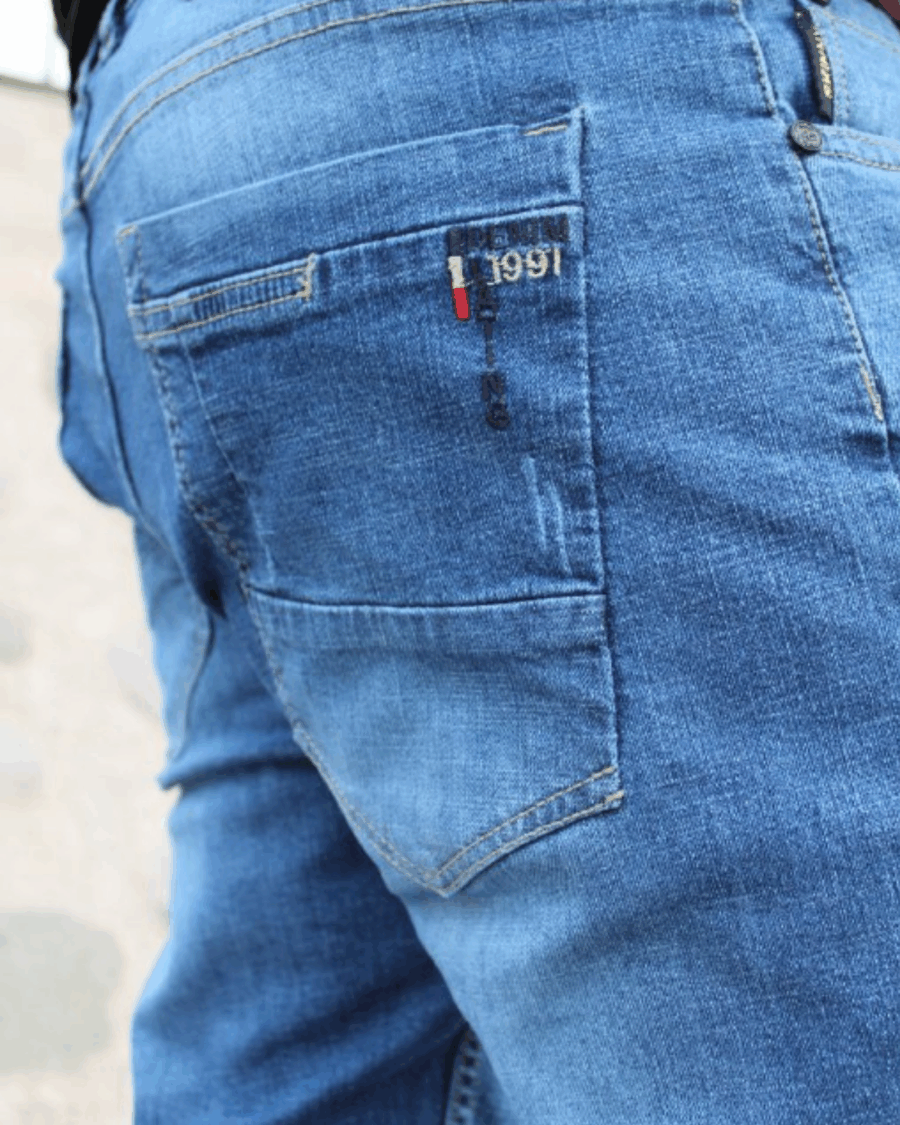 JEANS HOMBRE SKINNY COLOR CLARO FLEX