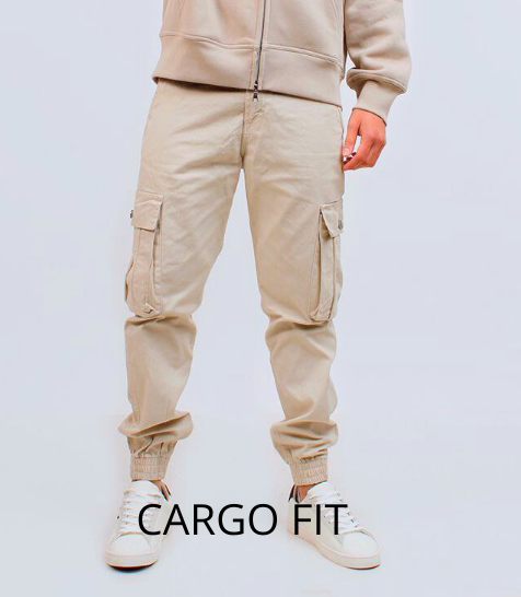 pantalon cargo fit